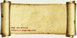 Natalija Stojić vizit kartica